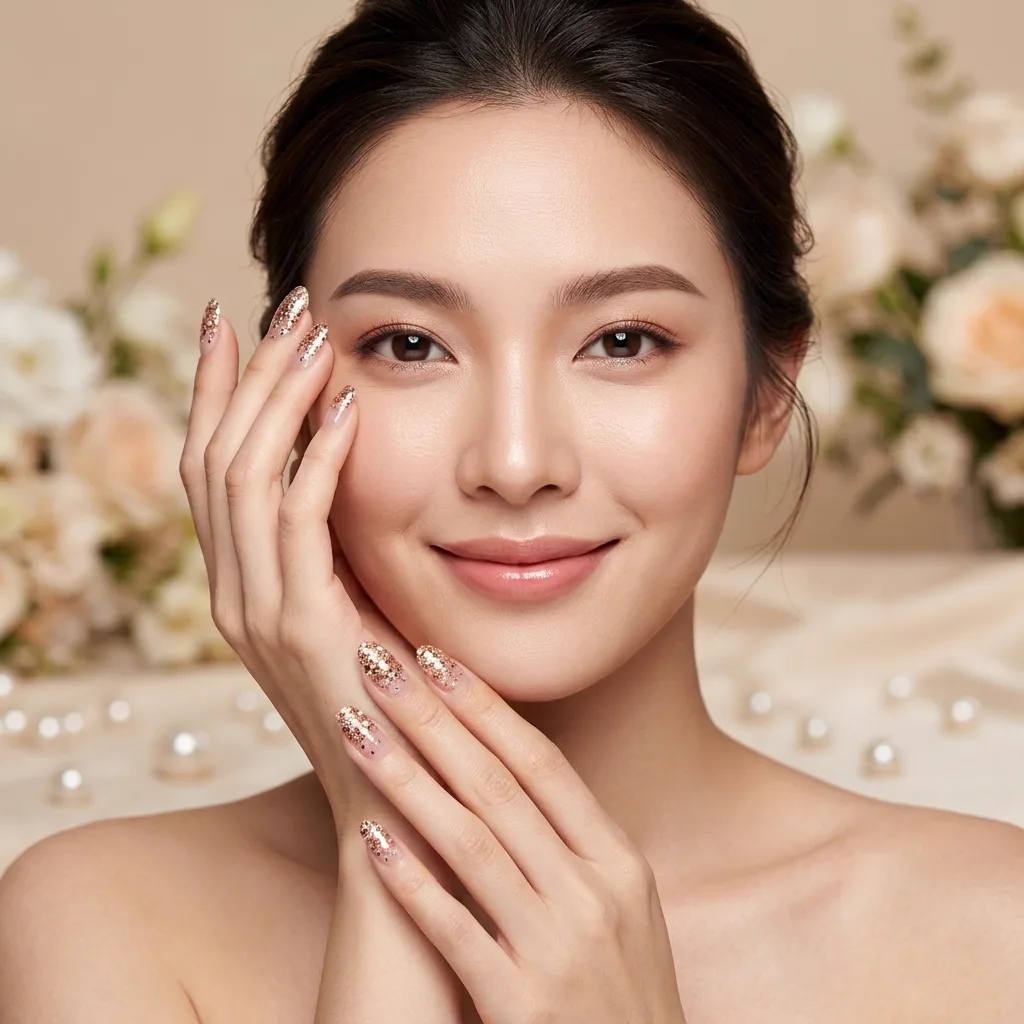 Nailosophy 是隆亮片水钻光疗美甲
